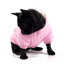 Canada Pooch Cozy Hooded Tröjor Rosa